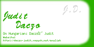 judit daczo business card